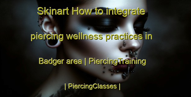 Skinart How to integrate piercing wellness practices in Badger area | PiercingTraining | PiercingClasses | SkinartTraining-United States